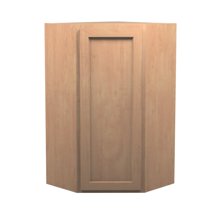 American Made Shaker RTA WDC2442 Wall Diagonal Corner Cabinet-Unfinished Stain Grade