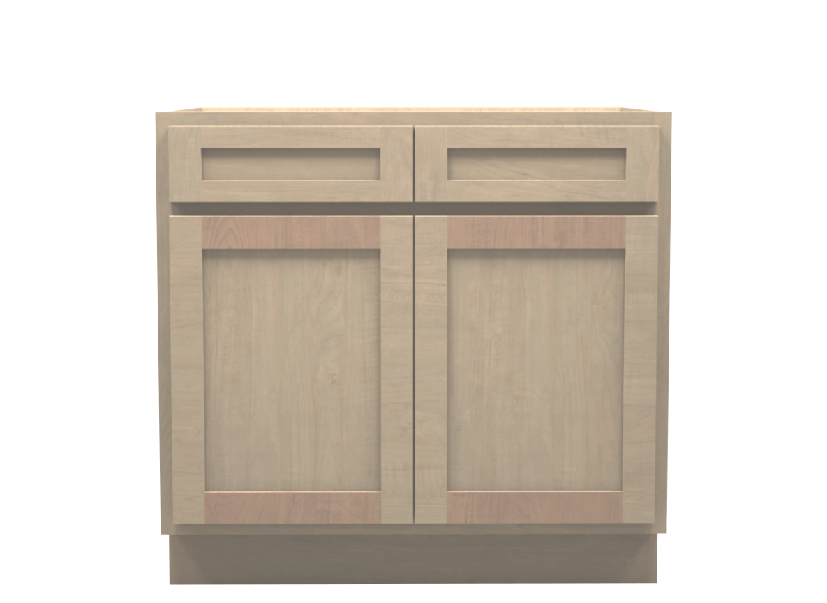 Unfinished Shaker Base Cabinet 36