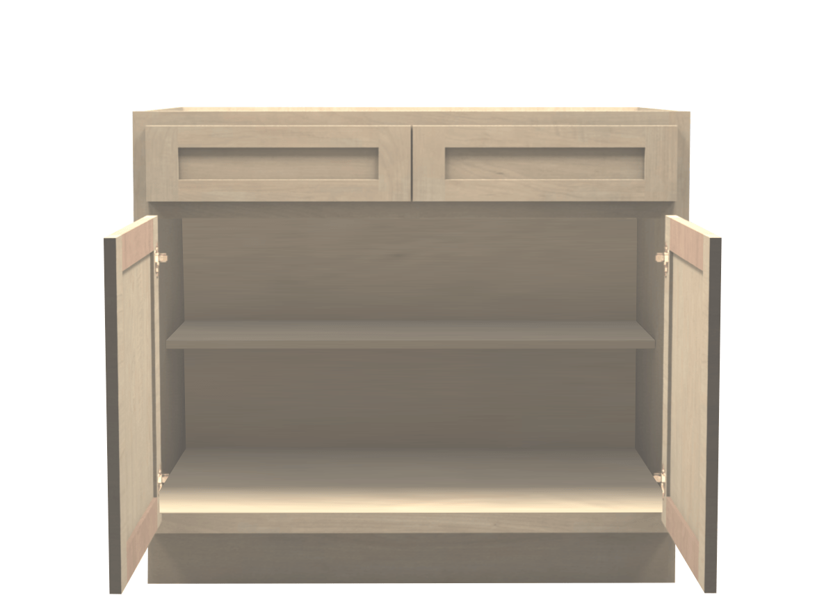 Unfinished Shaker Base Cabinet 39