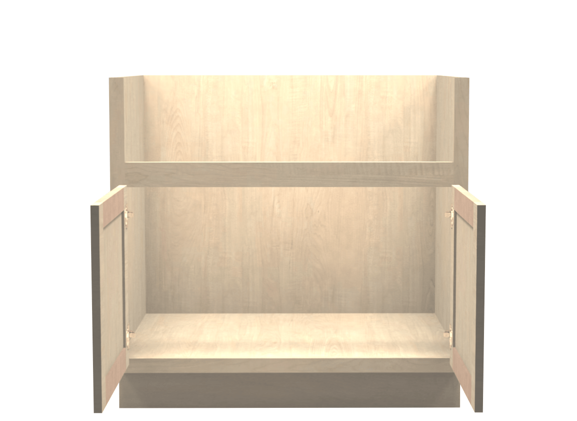 Unfinished Maple Farm Sink Base Cabinet 36
