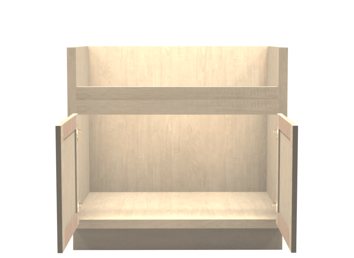 Unfinished Shaker Farm Sink Cabinet 36