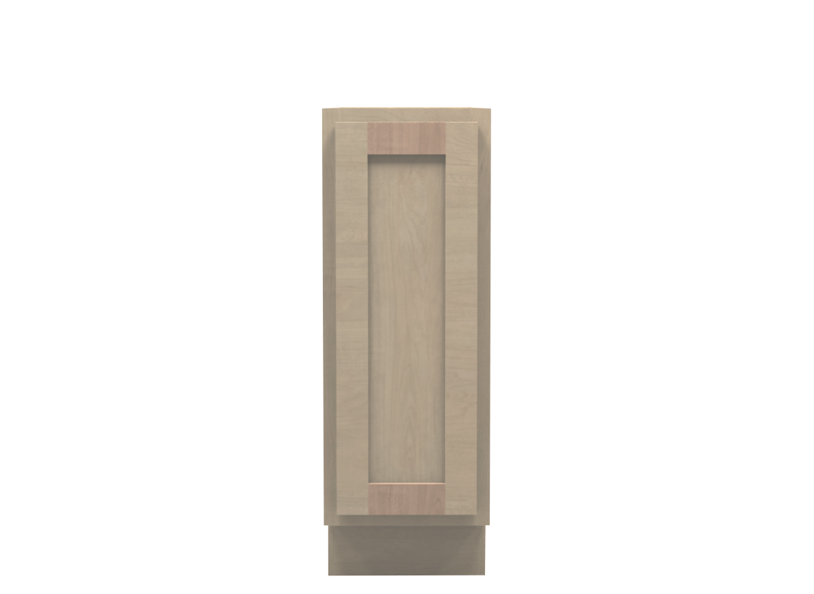Unfinished Shaker Vanity Full Door Base Cabinet 12