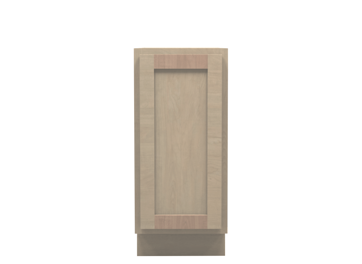 Unfinished Shaker Vanity Full Door Base Cabinet 15