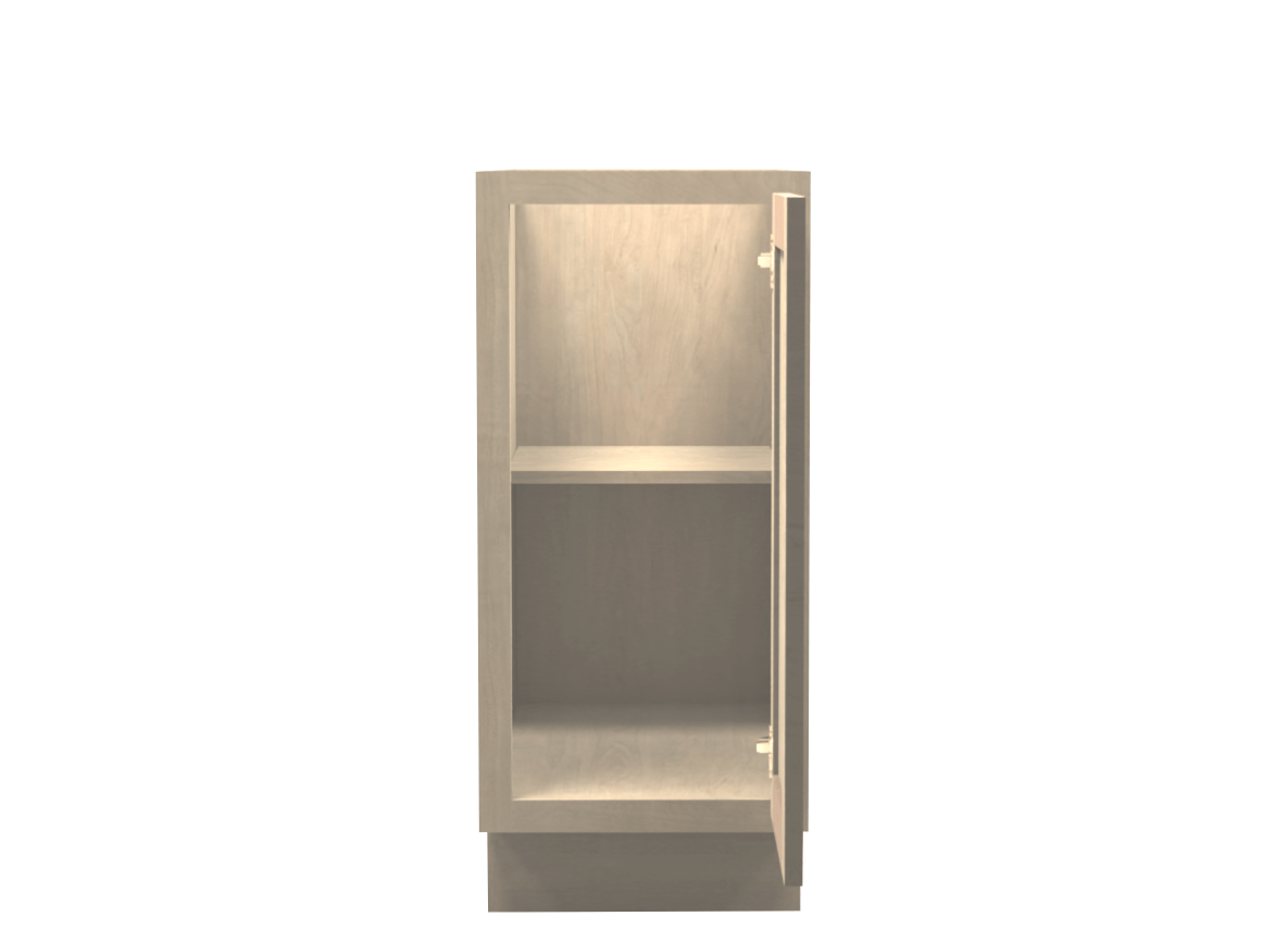 Unfinished Shaker Vanity Full Door Base Cabinet 15