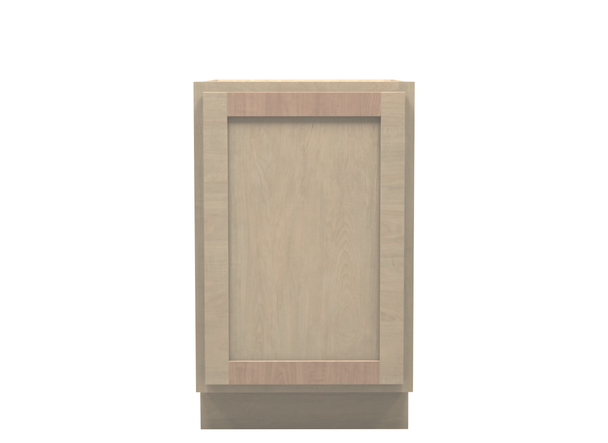 Unfinished Shaker Vanity Full Door Base Cabinet 21