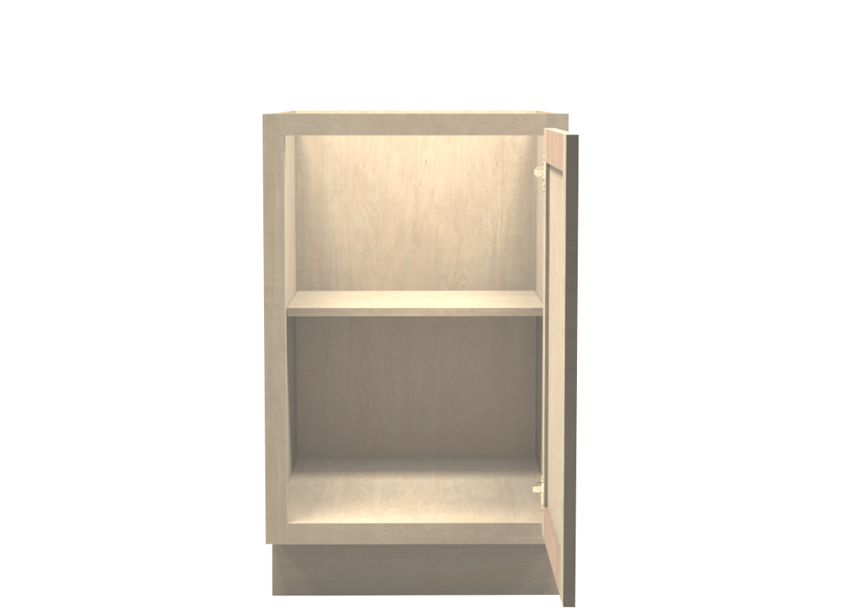 Unfinished Shaker Vanity Full Door Base Cabinet 21
