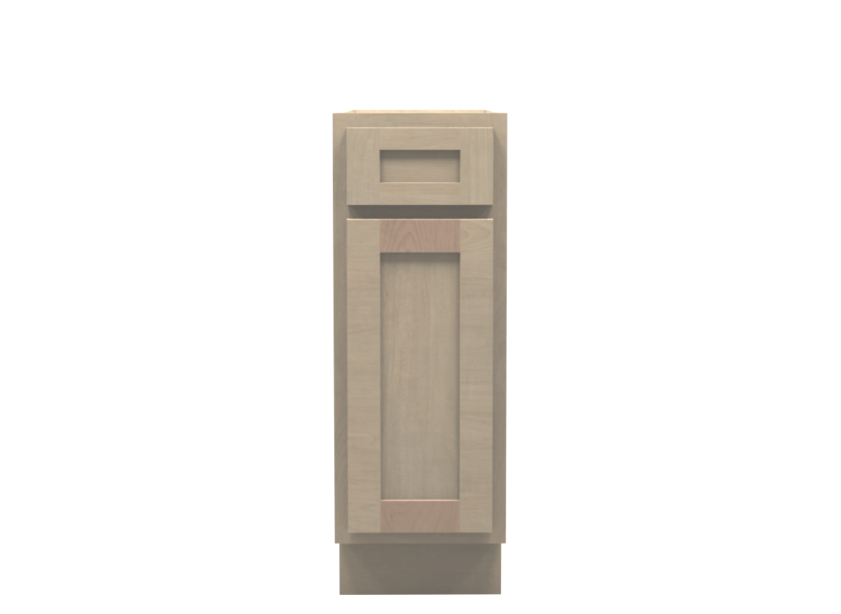 Unfinished Shaker Vanity Base Cabinet 12
