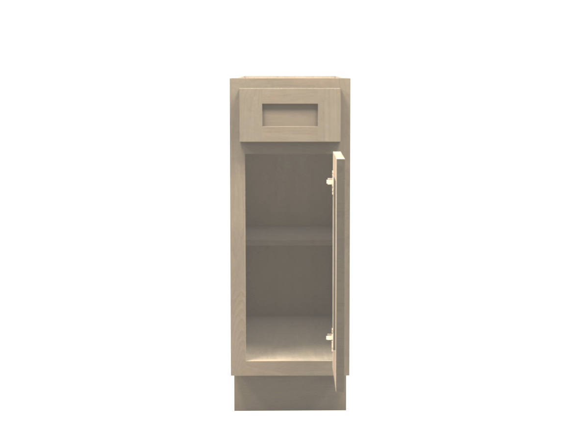 Unfinished Shaker Vanity Base Cabinet 12