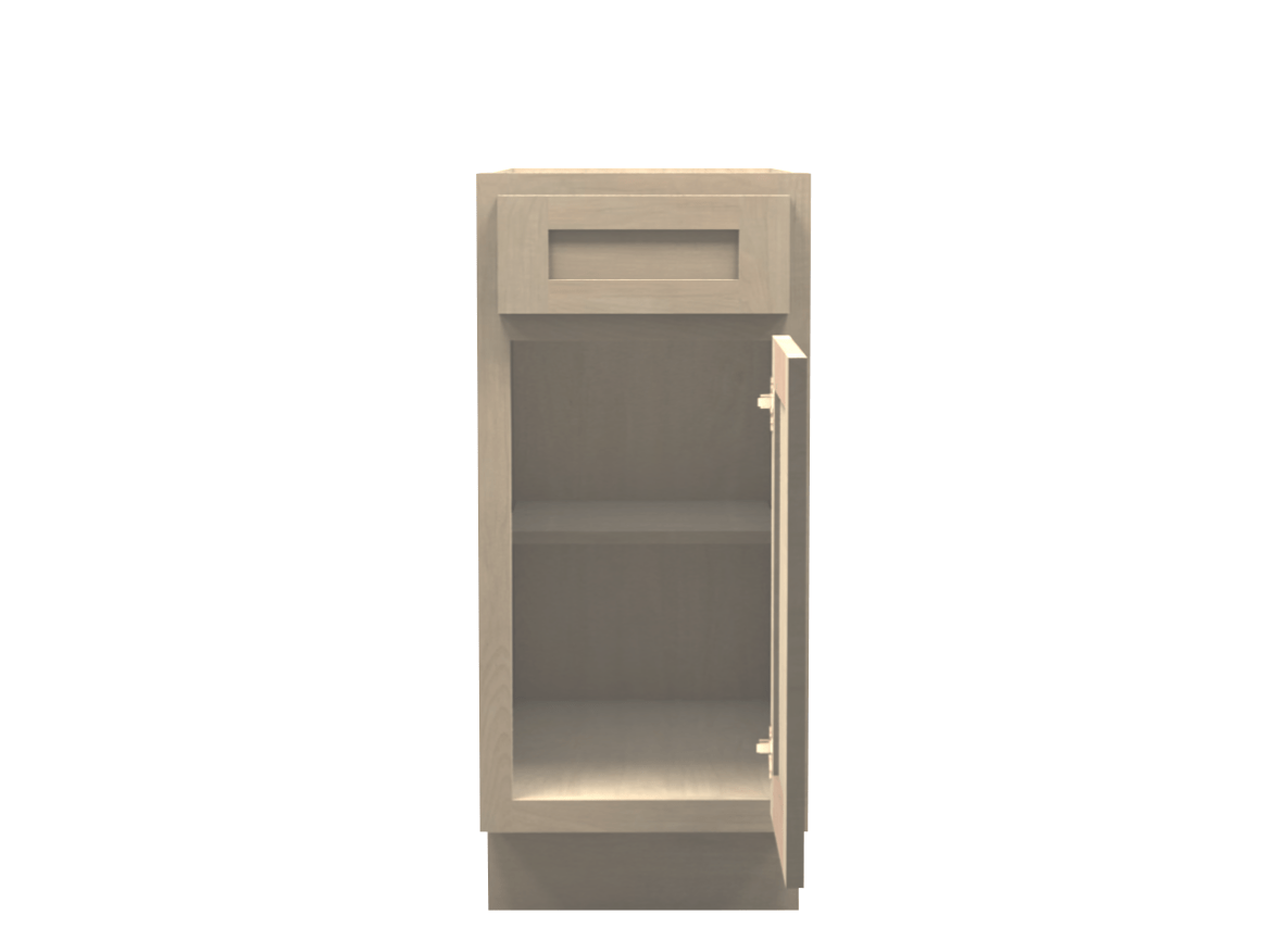 Unfinished Shaker Vanity Base Cabinet 15