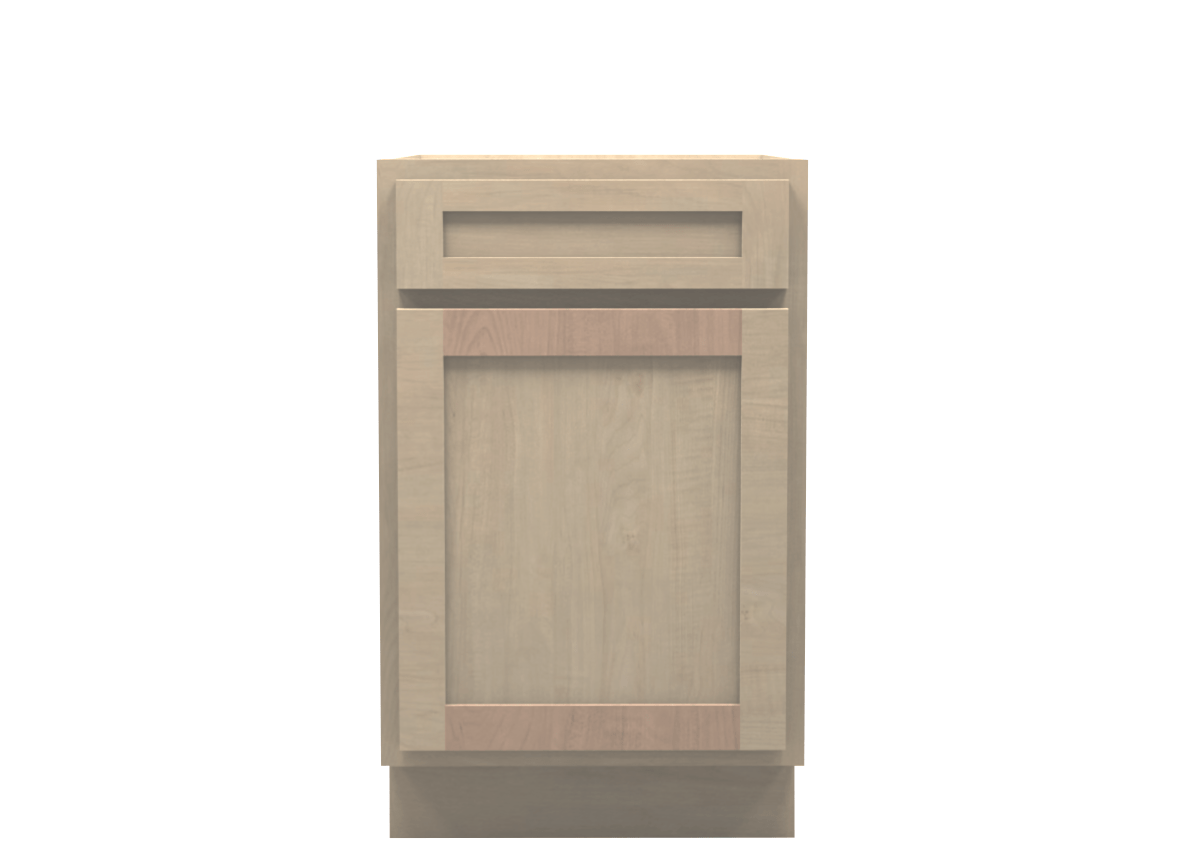 Unfinished Shaker Vanity Base Cabinet 21