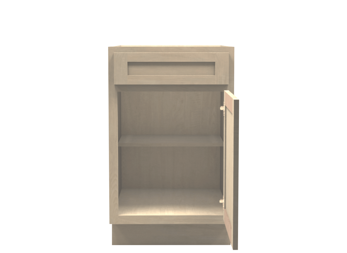 Unfinished Shaker Vanity Base Cabinet 21