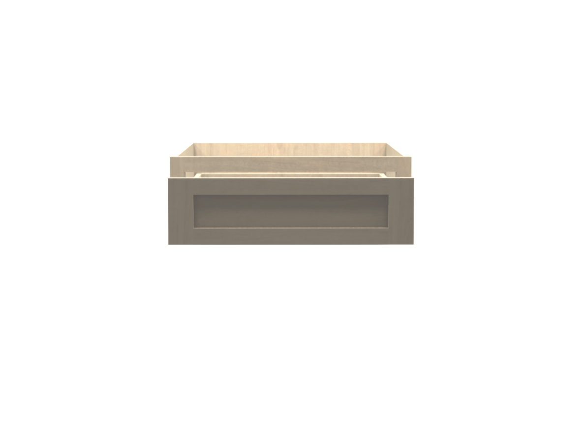 Unfinished Shaker Vanity Desk Drawer 24