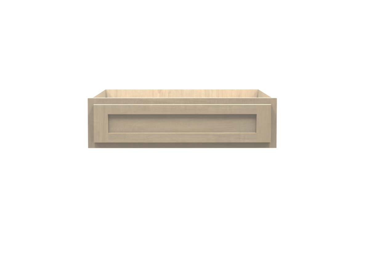 Unfinished Shaker Vanity Desk Drawer 30