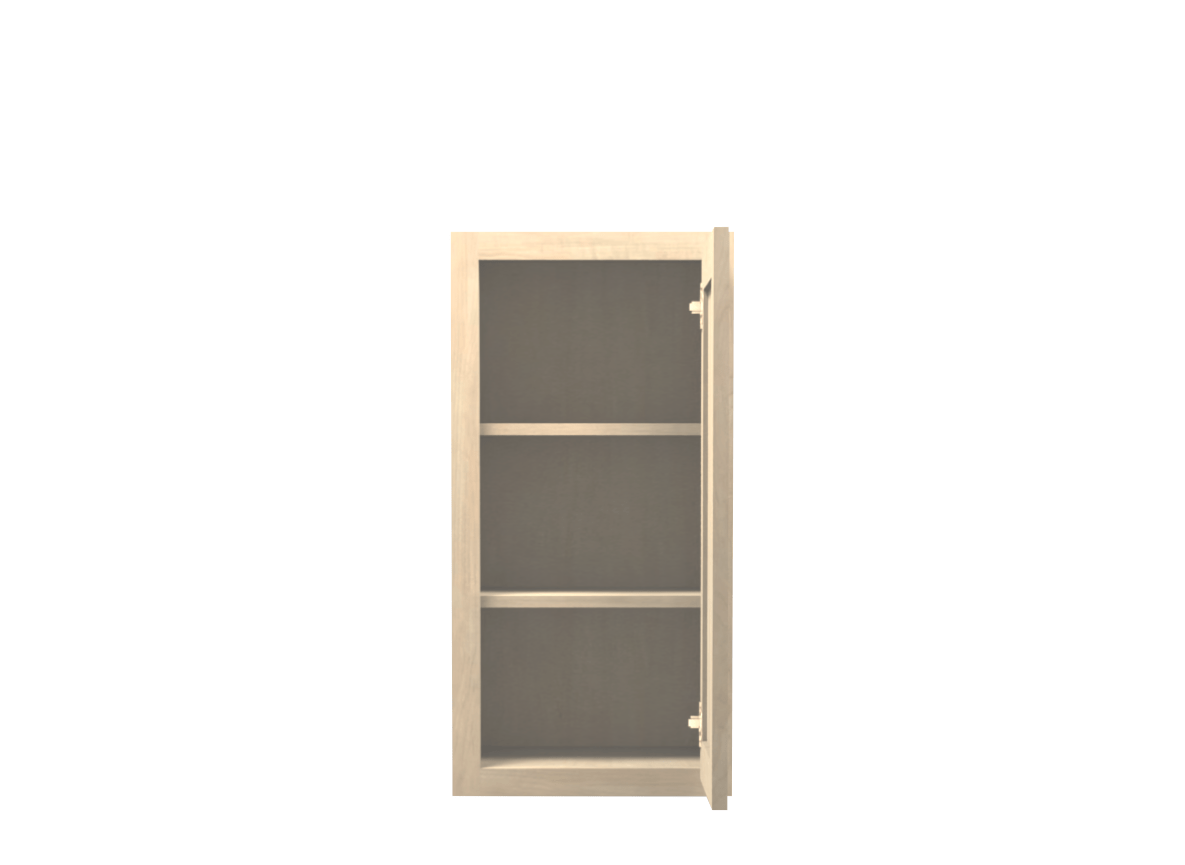 Unfinished Shaker Wall Cabinet 15