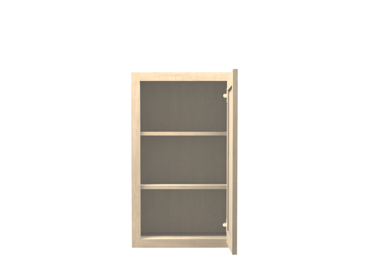 Unfinished Shaker Wall Cabinet 18