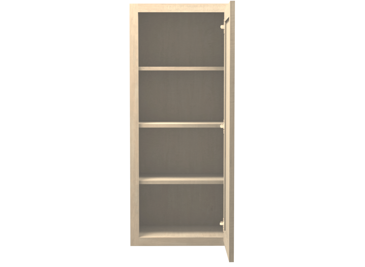 Unfinished Shaker Wall Cabinet 18