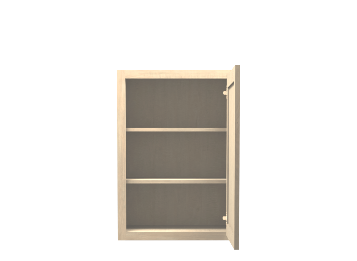 Unfinished Maple Wall Cabinet 21