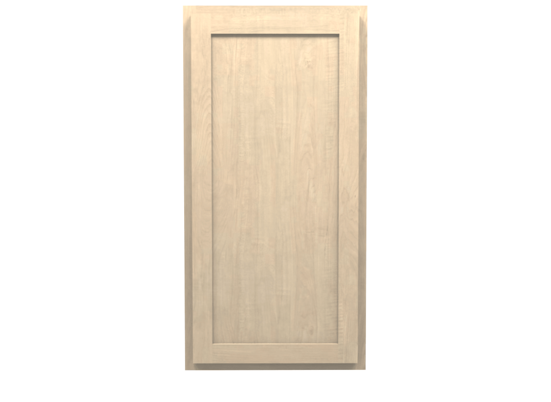 Unfinished Maple Wall Cabinet 21" Wide 42" Tall