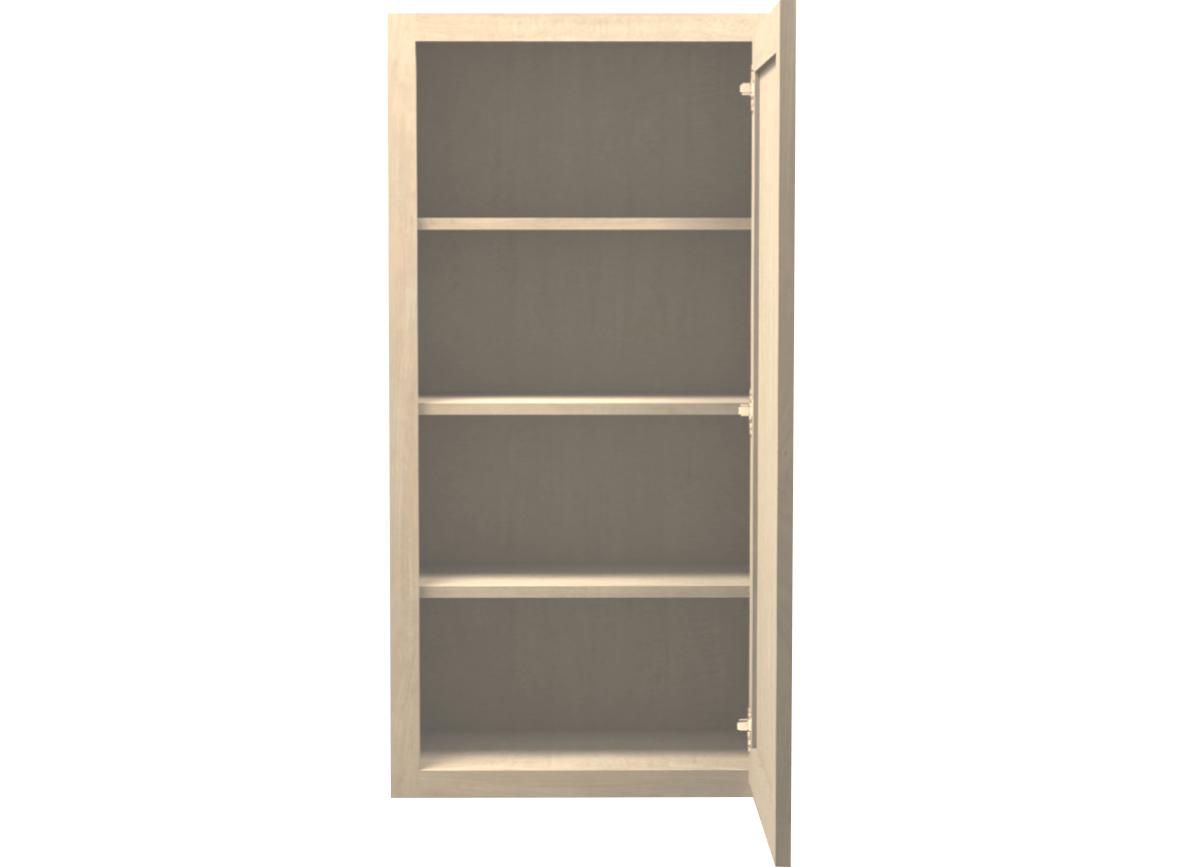 Unfinished Shaker Wall Cabinet 21