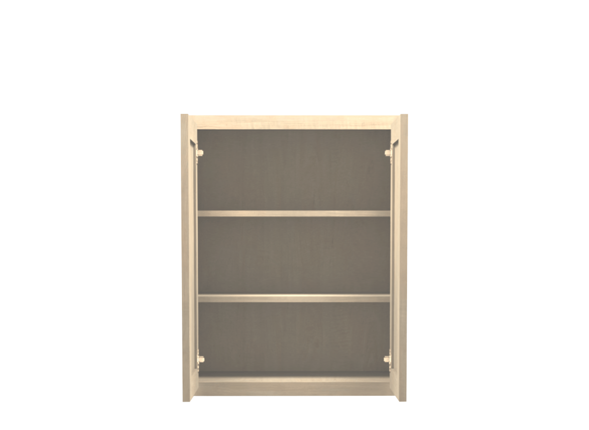 Unfinished Maple Wall Cabinet 24