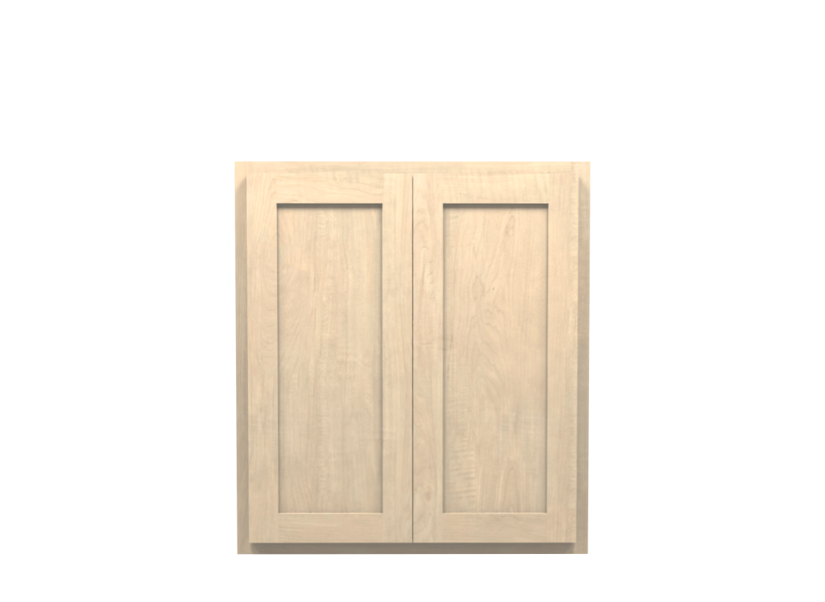 Unfinished Shaker Wall Cabinet 27