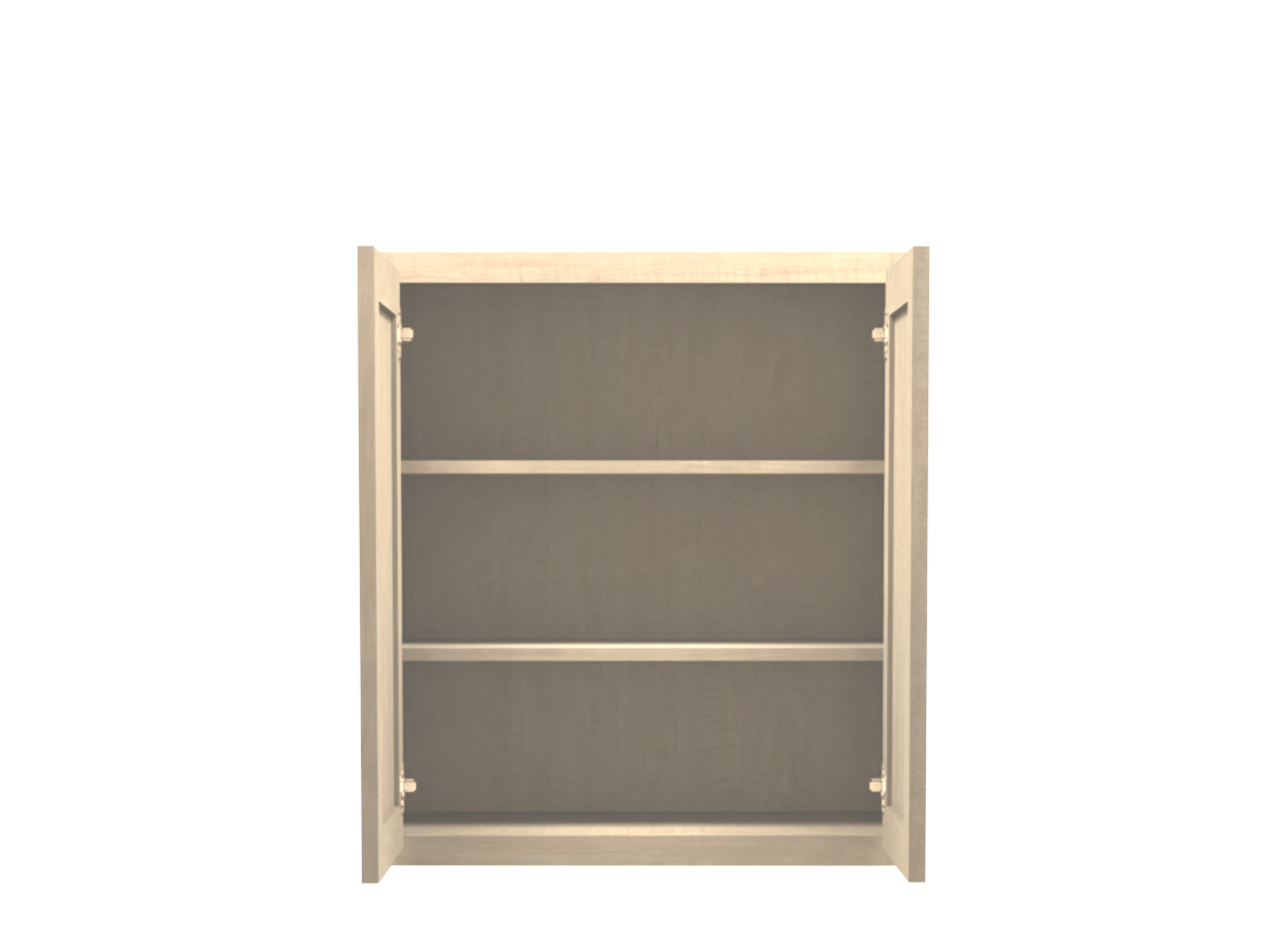 Unfinished Shaker Wall Cabinet 27