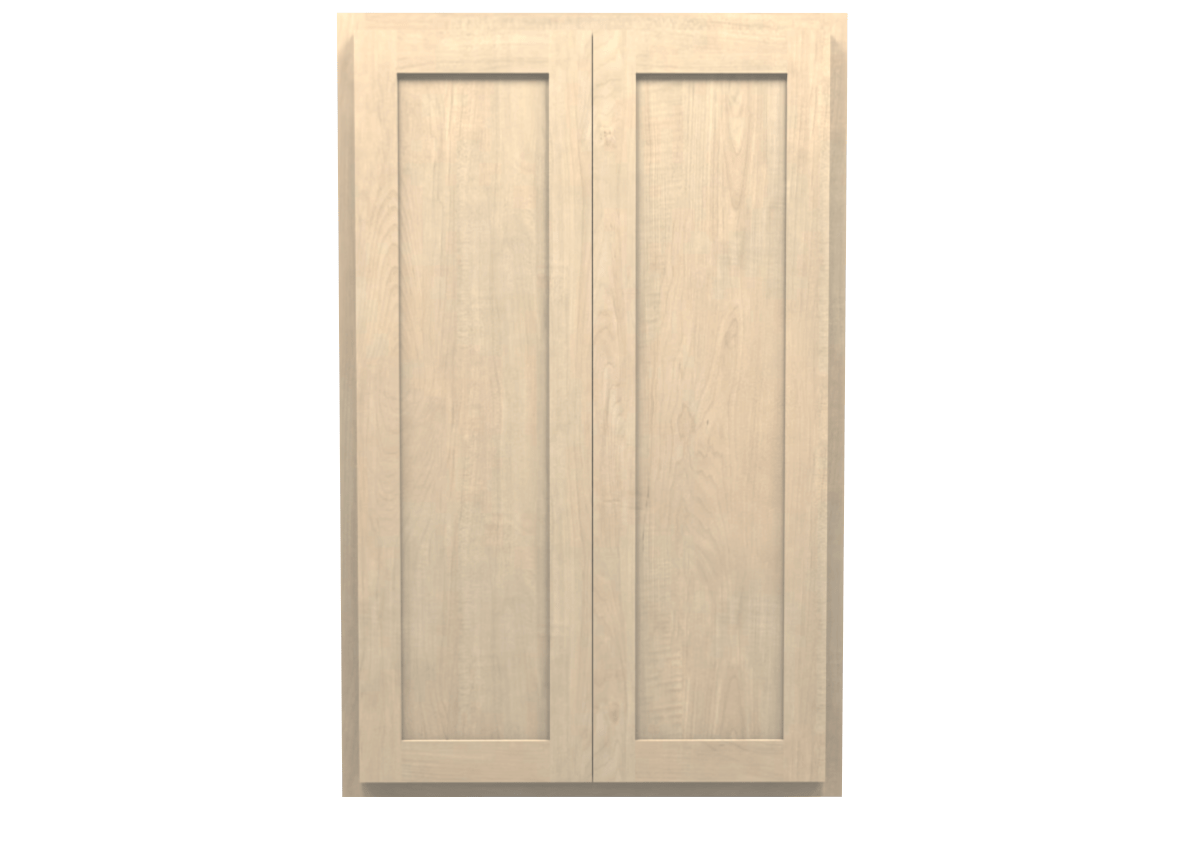Unfinished Shaker Wall Cabinet 27