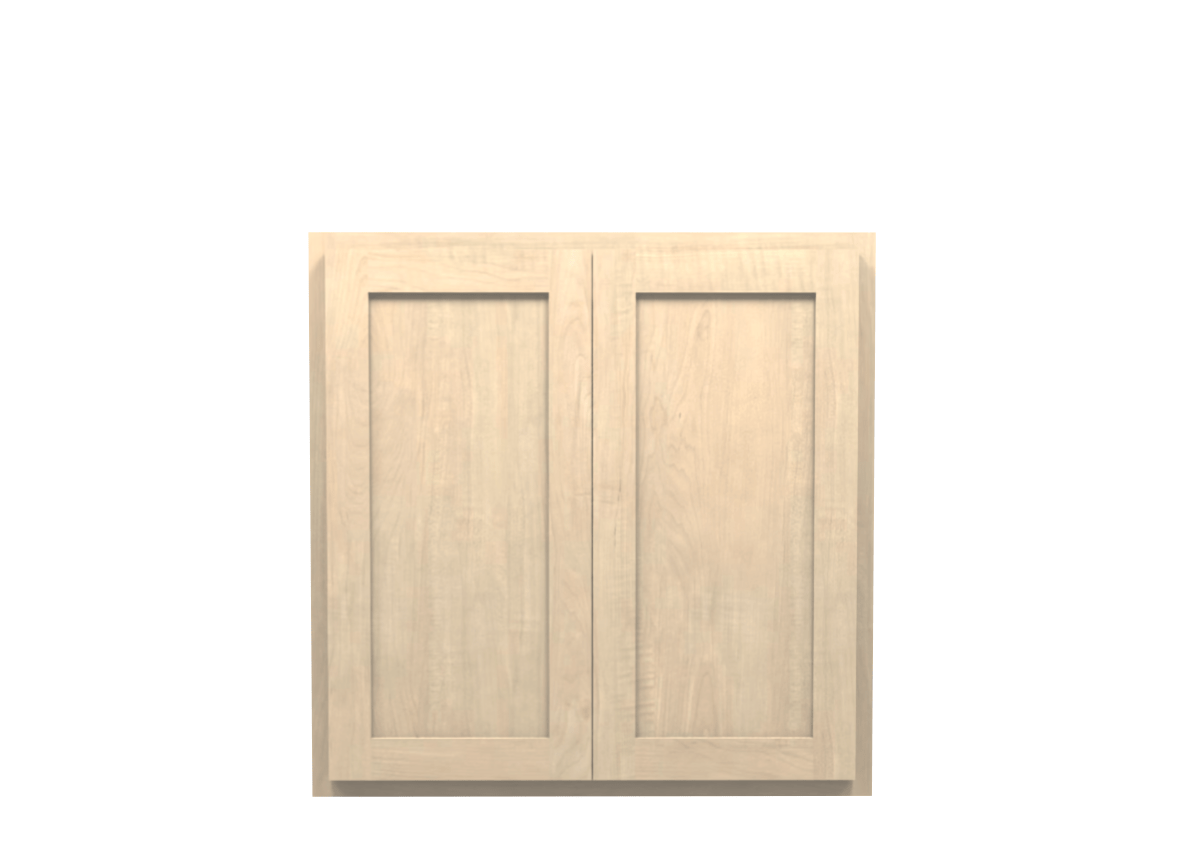 Unfinished Maple Wall Cabinet 30