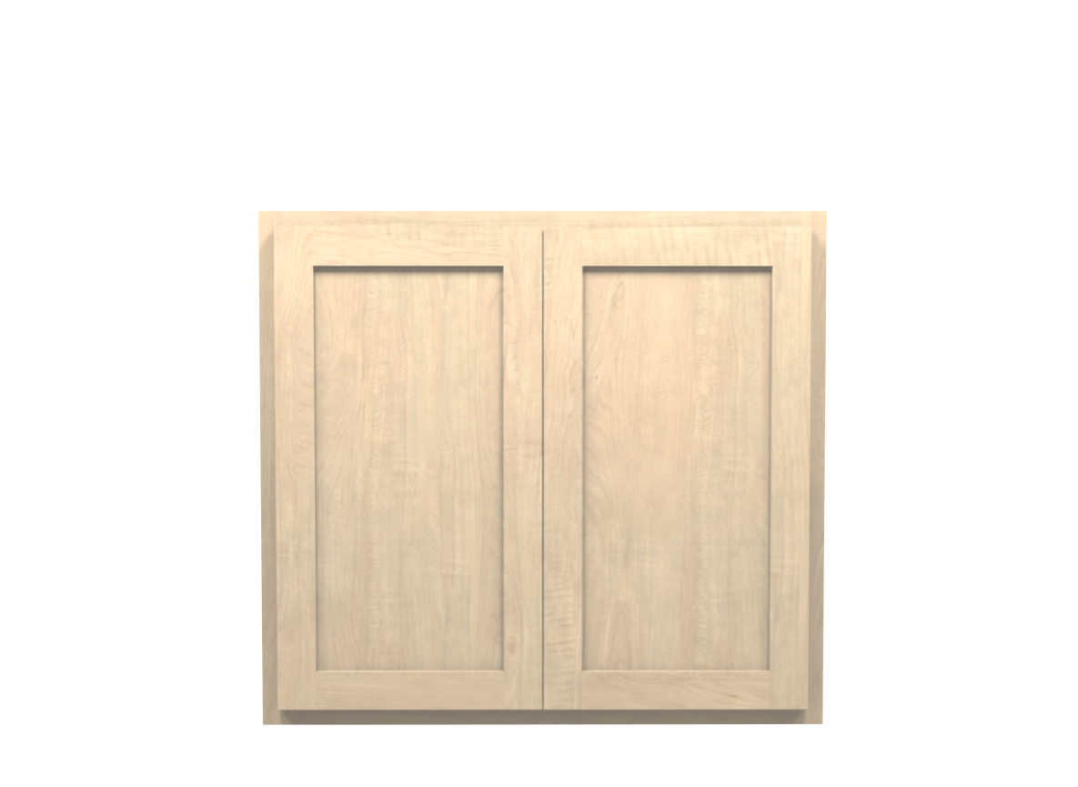 Unfinished Shaker Wall Cabinet 33