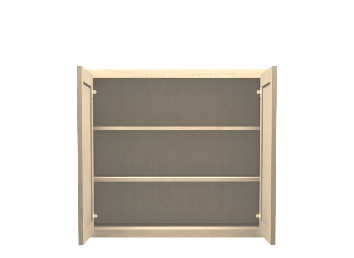 Unfinished Shaker Wall Cabinet 33