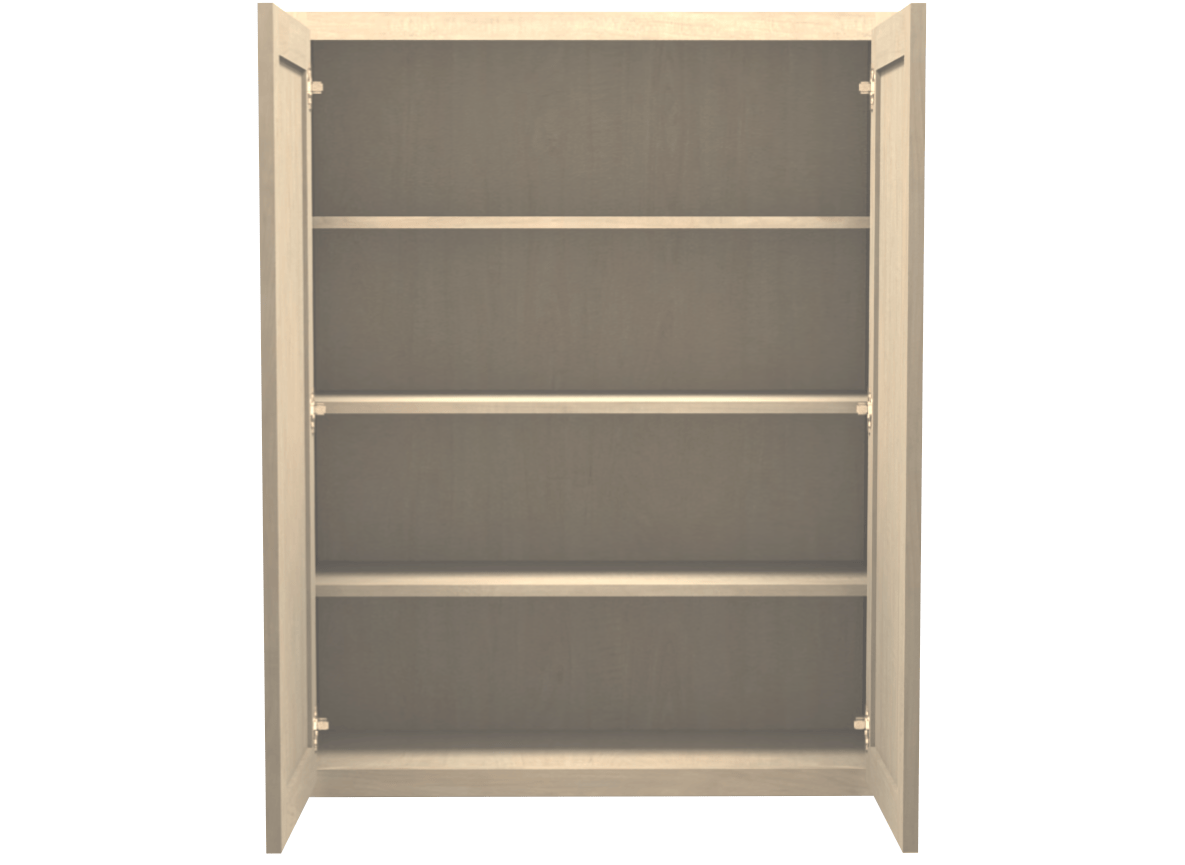 Unfinished Shaker Wall Cabinet 33