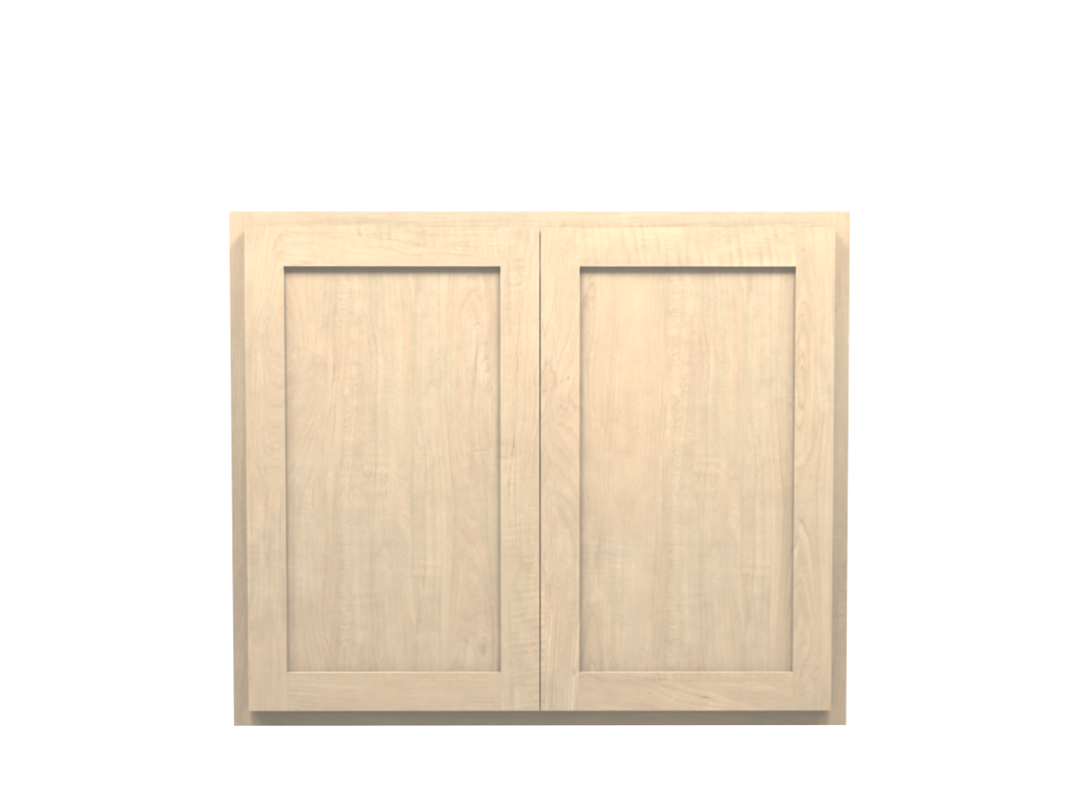 Unfinished Shaker Wall Cabinet 36