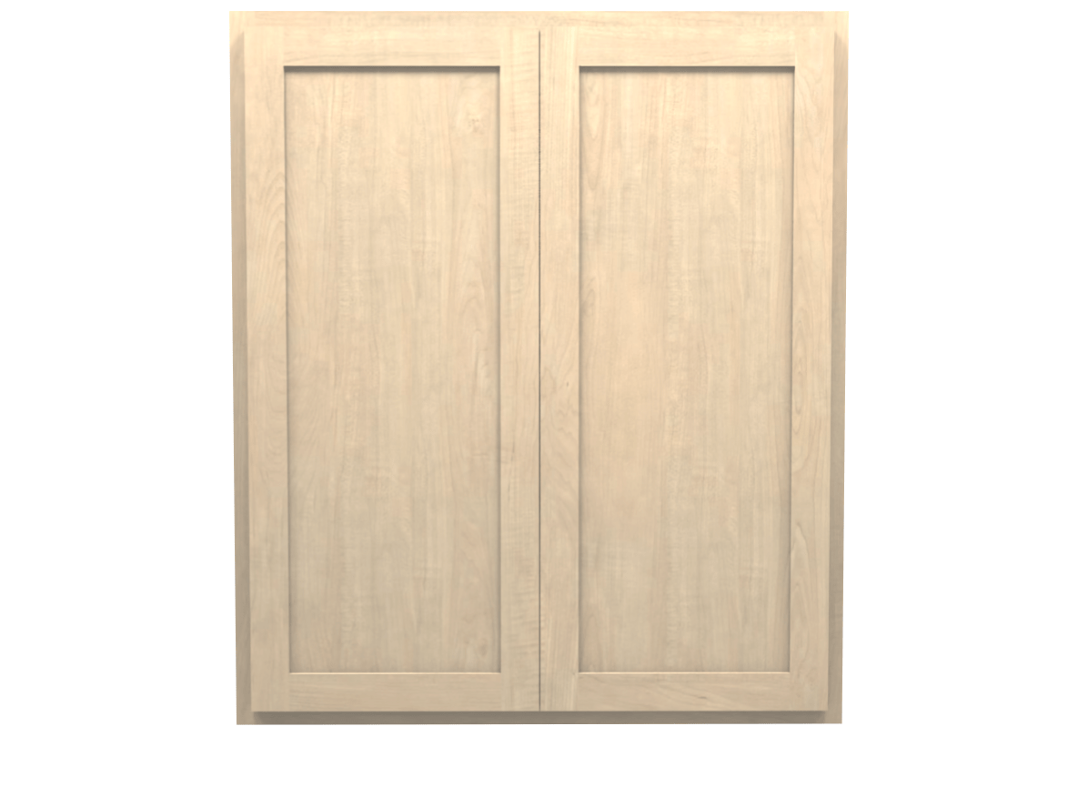 Unfinished Shaker Wall Cabinet 36