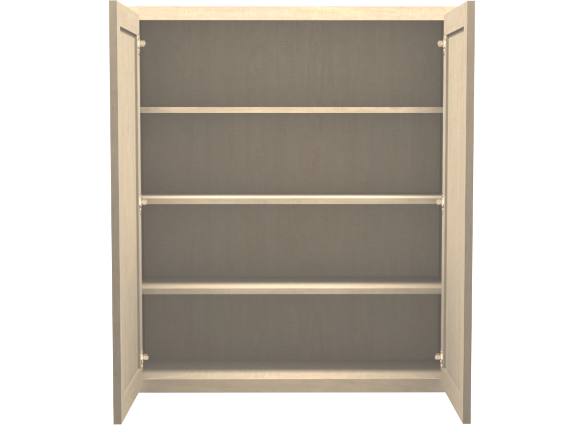 Unfinished Shaker Wall Cabinet 36
