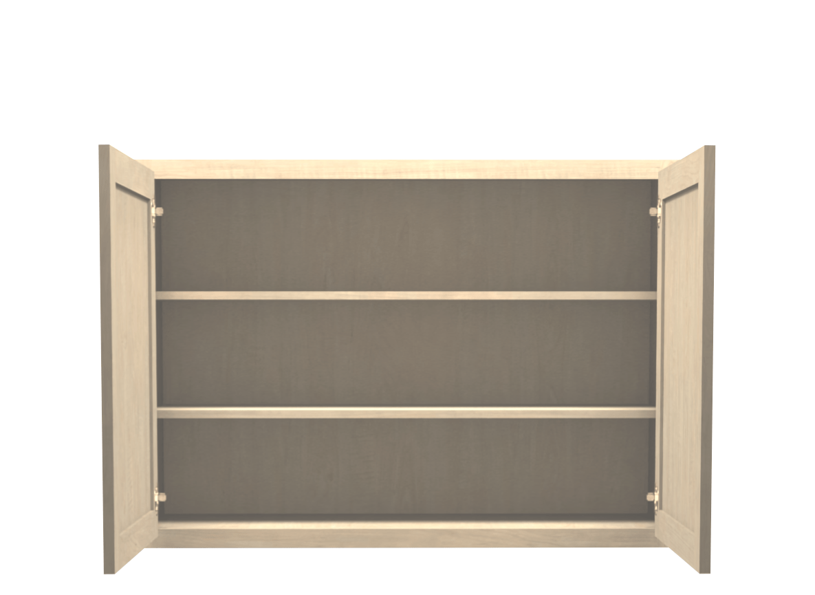 Unfinished Shaker Wall Cabinet 42