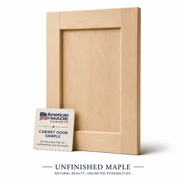 Unfinished Shaker Door Sample