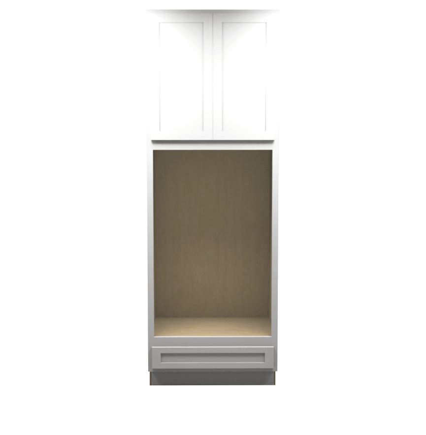 American Made Shaker RTA DOC3396 Double Oven Cabinet-White