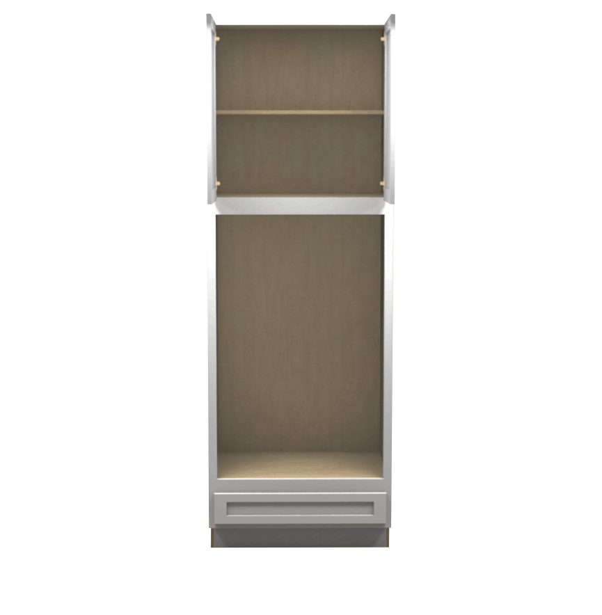 American Made Shaker RTA DOC3396 Double Oven Cabinet-White