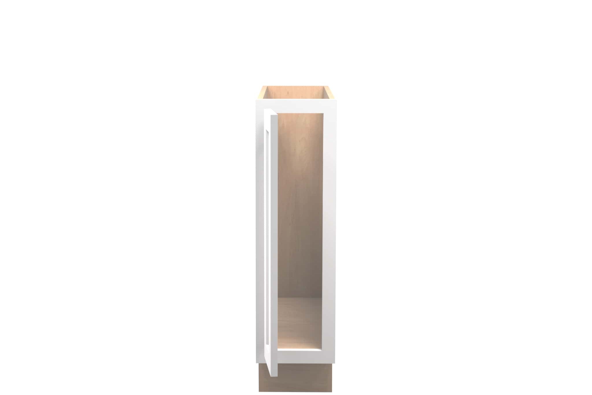White Shaker Full Door Base Cabinet 9