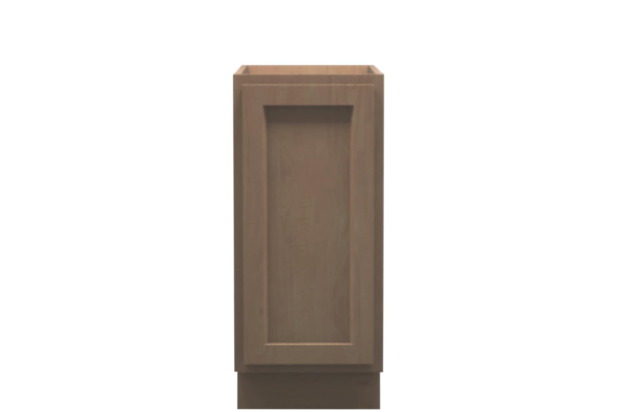 American Made Shaker RTA B15FHD Full Height Door Base Cabinet - Unfinished Stain Grade