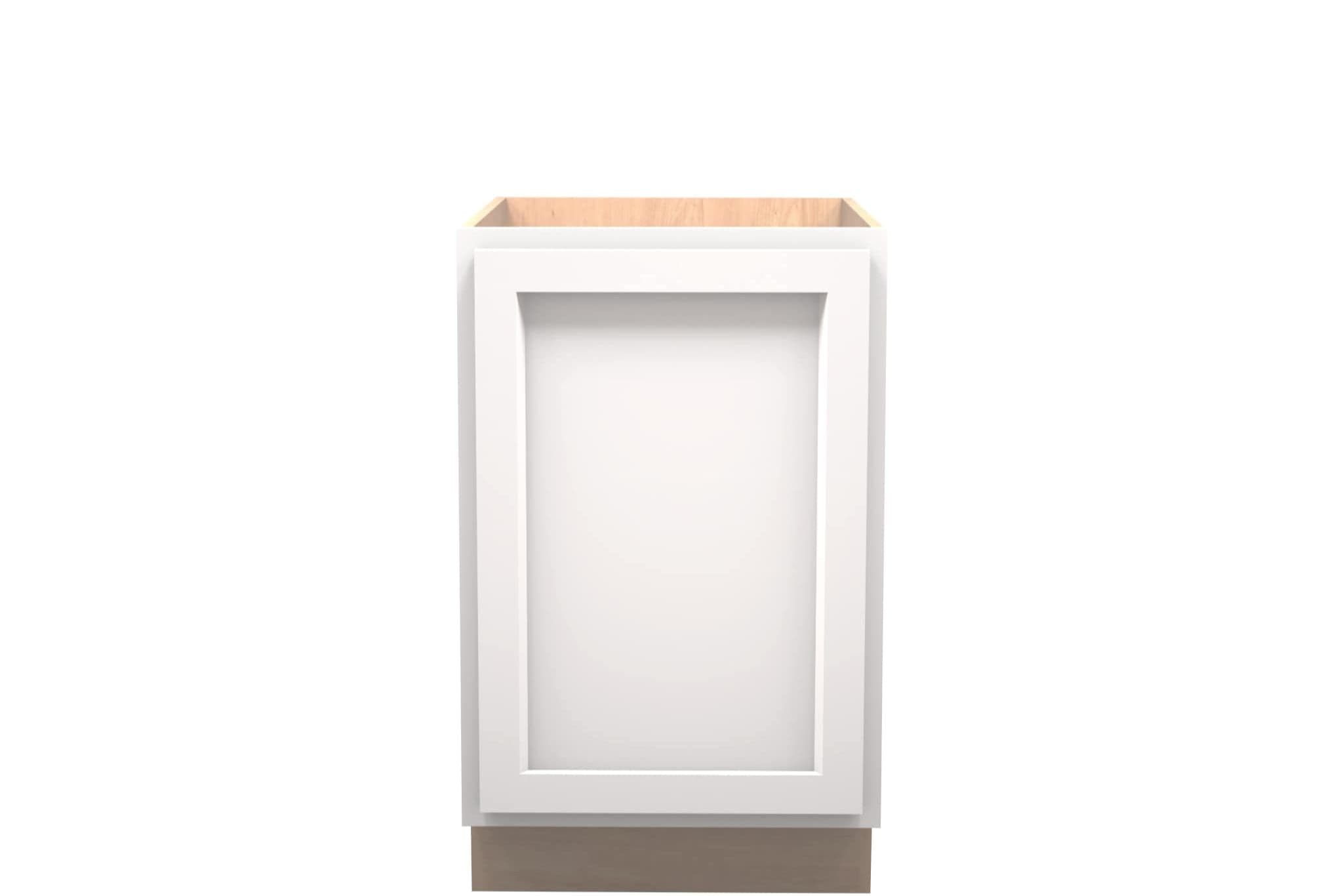 White Shaker Full Door Base Cabinet 21