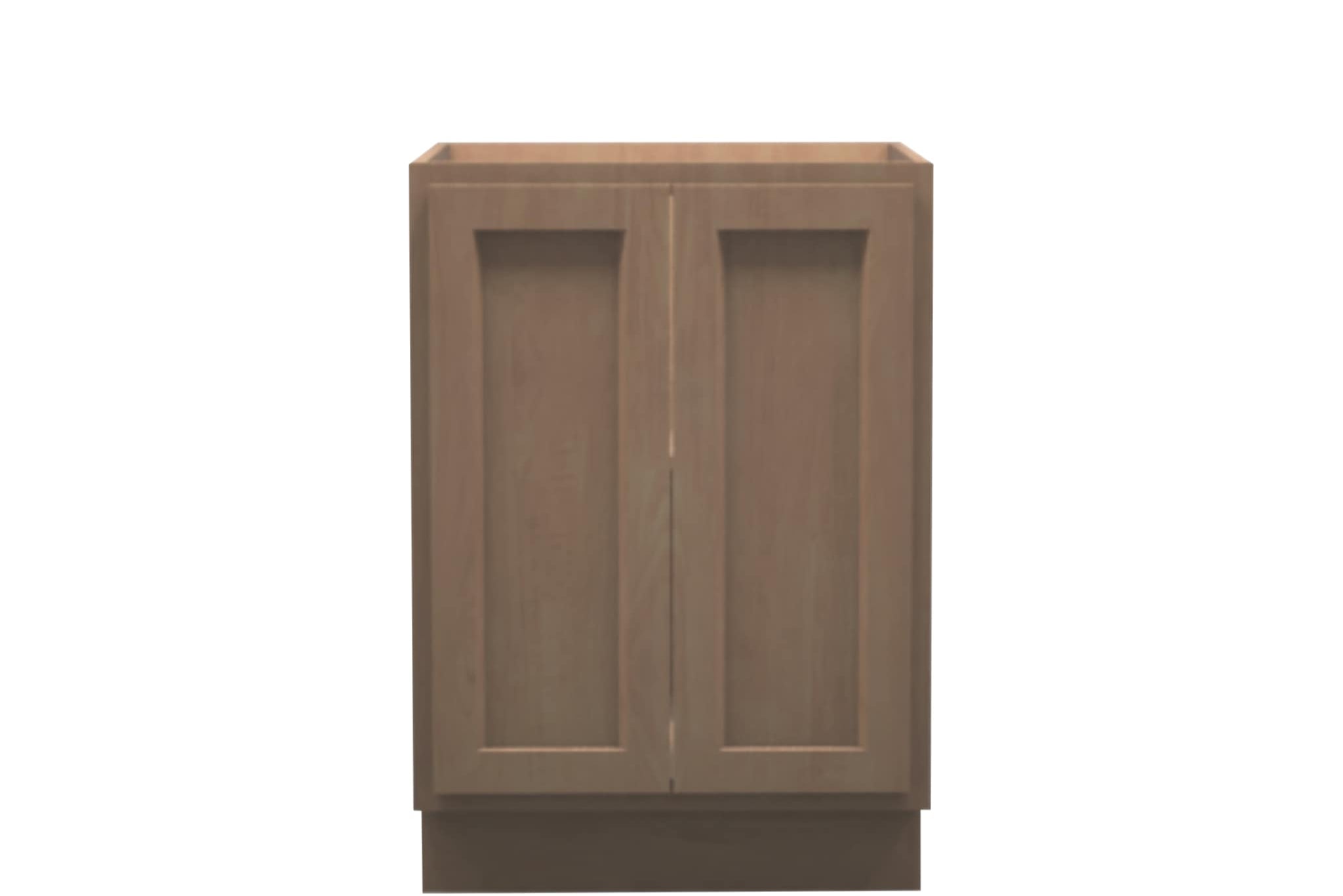 American Made Shaker RTA B24FHD Full Height Door Base Cabinet - Unfinished Stain Grade