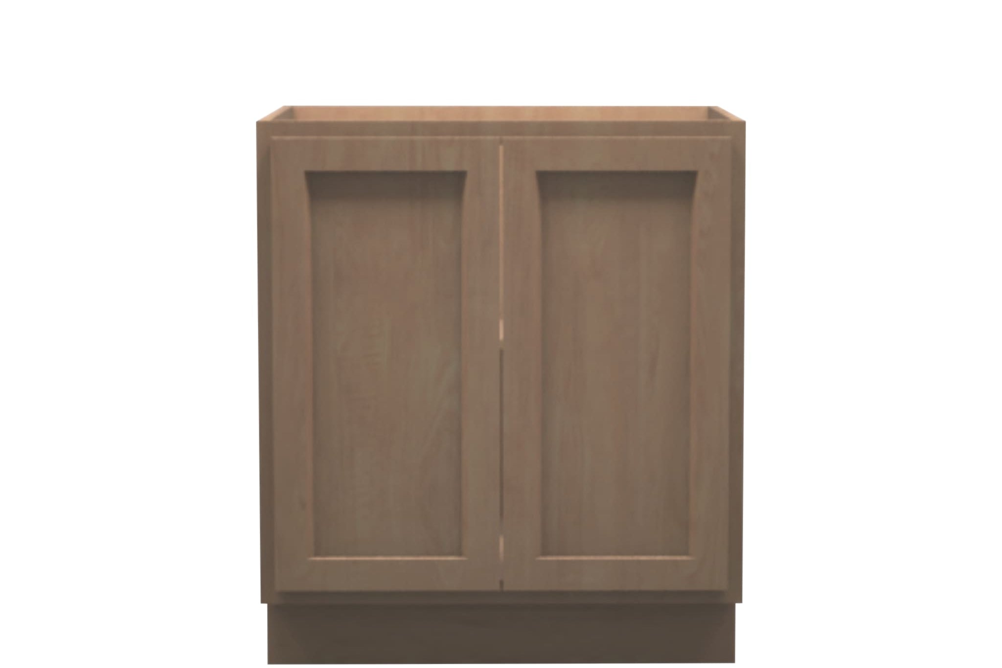 American Made Shaker RTA B30FHD Full Height Door Base Cabinet - Unfinished Stain Grade