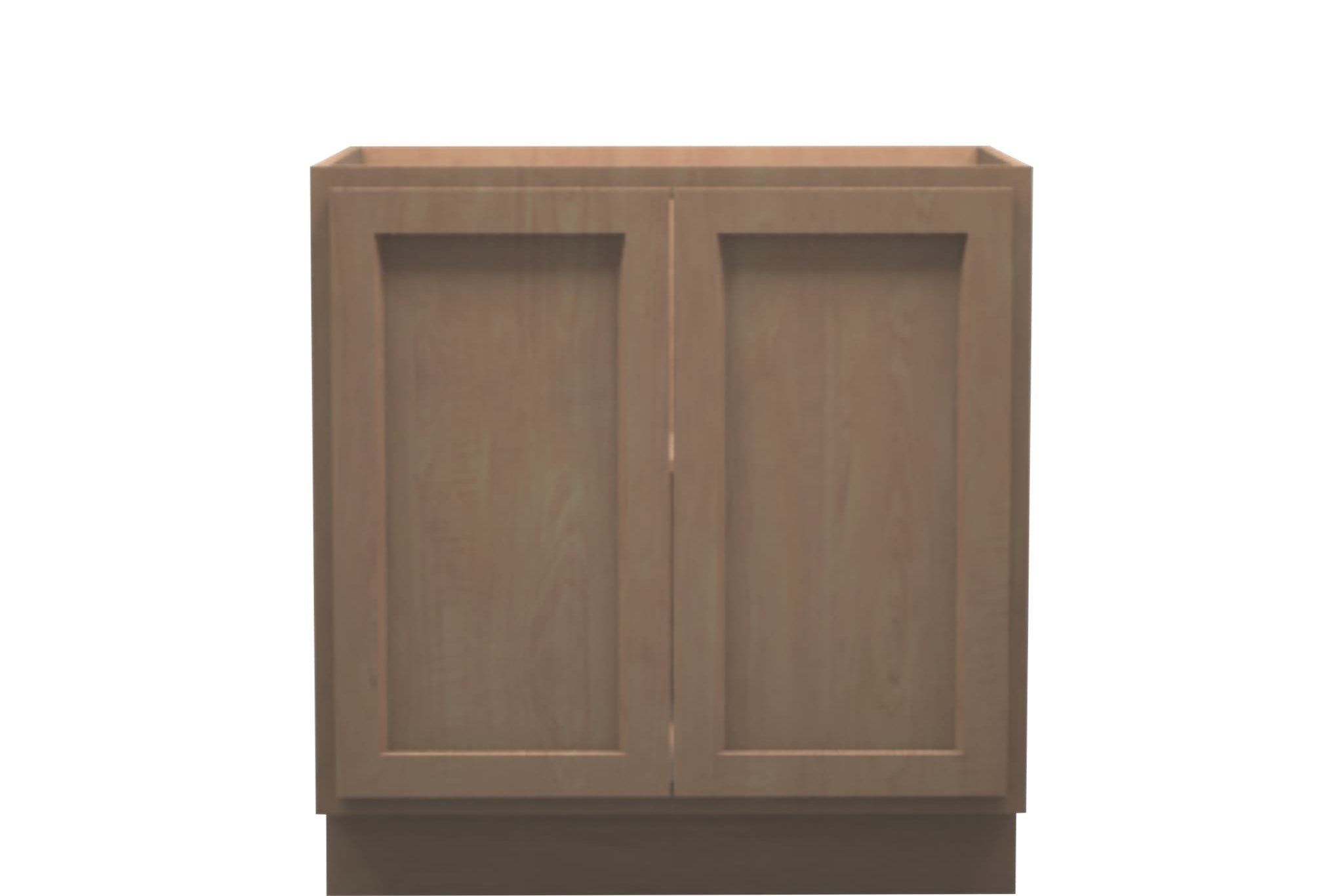 American Made Shaker RTA B33FHD Full Height Door Base Cabinet - Unfinished Stain Grade