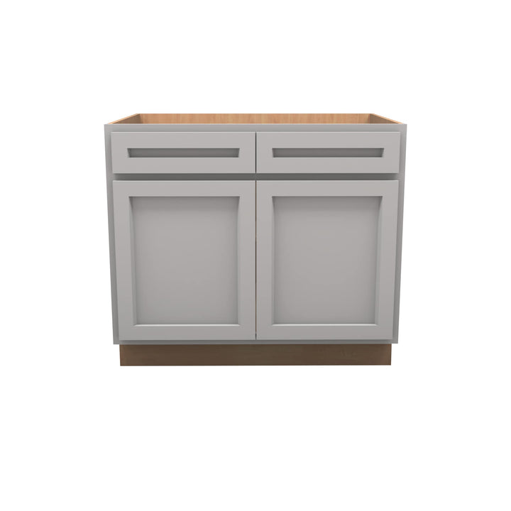 American Made Shaker RTA B39 Base Cabinet-Light Gray