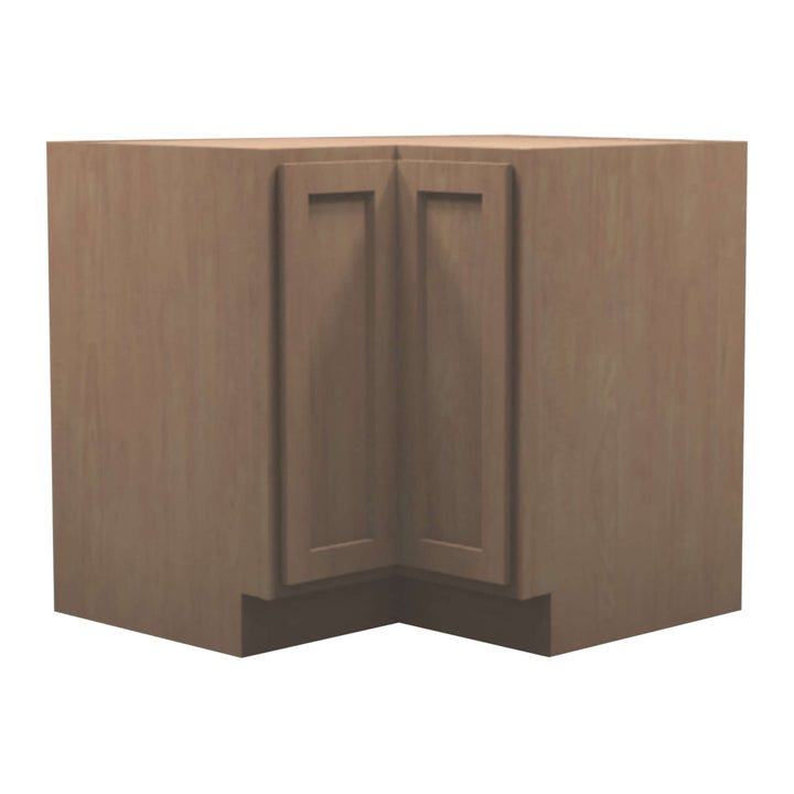 American Made Shaker RTA BCC36 Base Corner Cabinet - Unfinished Stain Grade