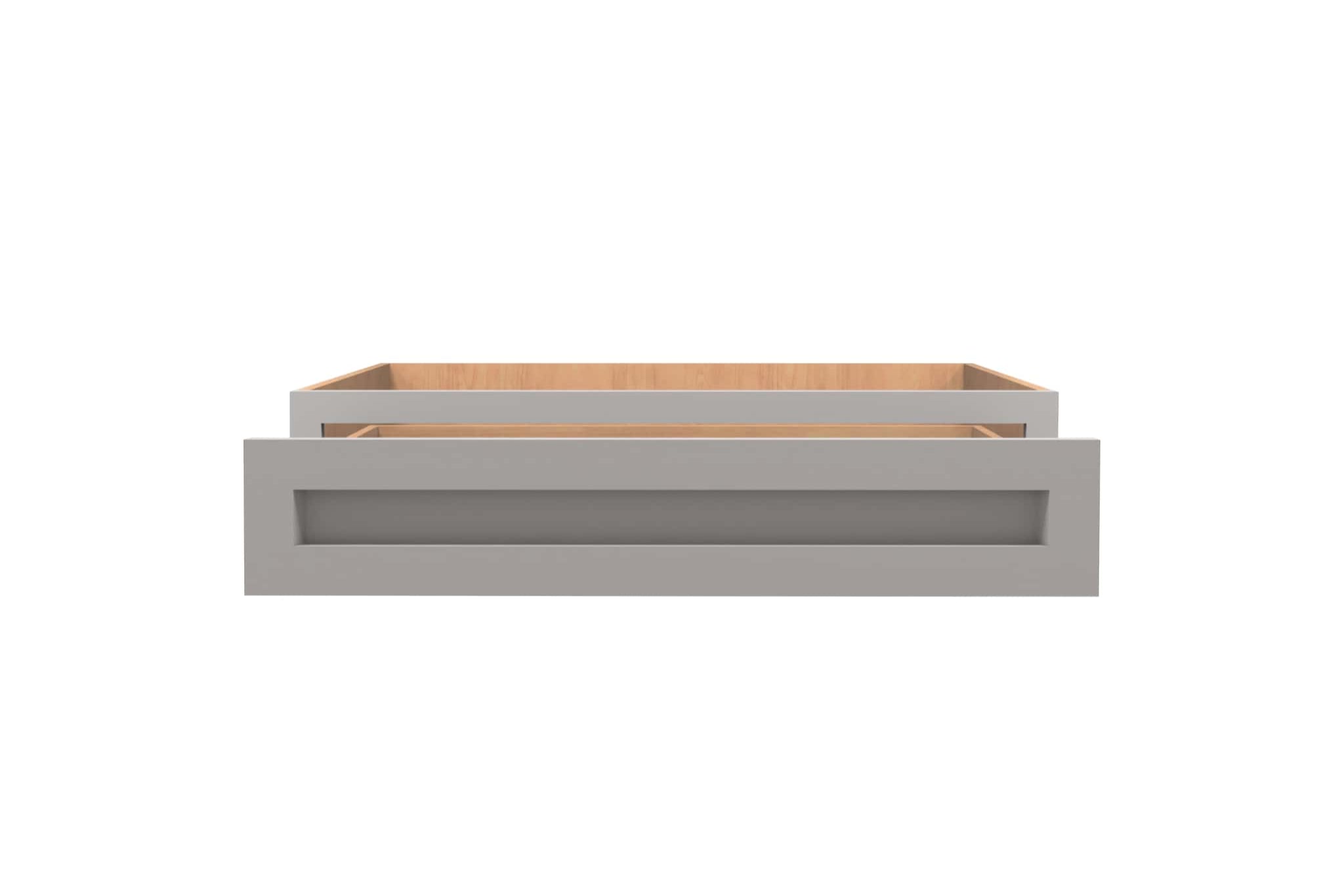 Lite Gray Shaker Desk Drawer Cabinet 36