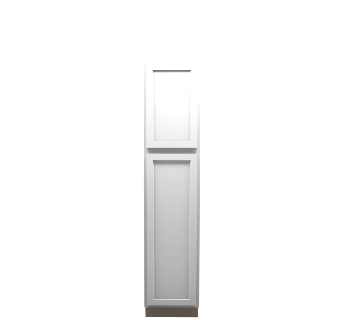 White Shaker Linen Cabinet 18