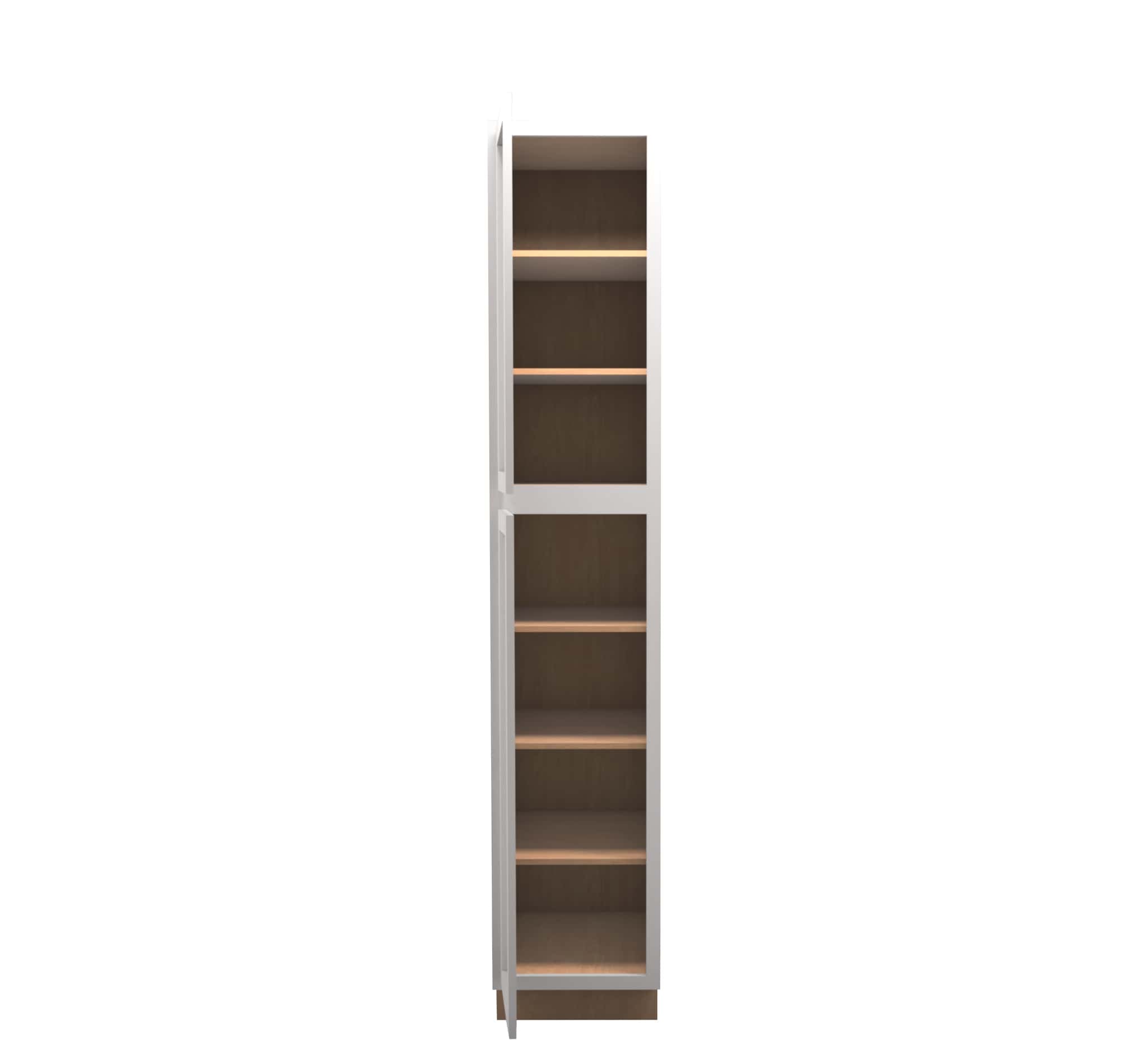 Lite Gray Shaker Pantry Cabinet 18