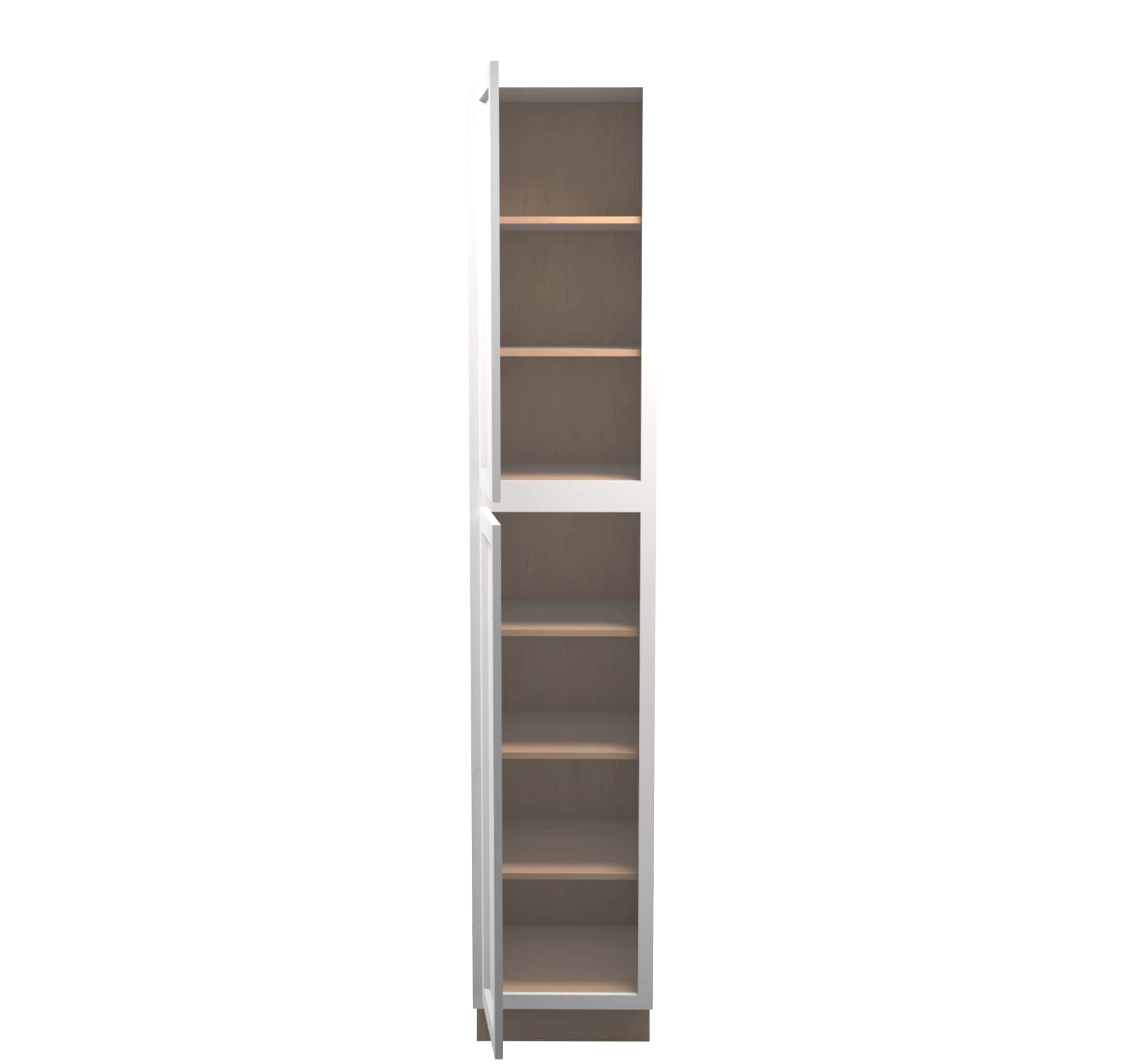 White Shaker Pantry Cabinet 18